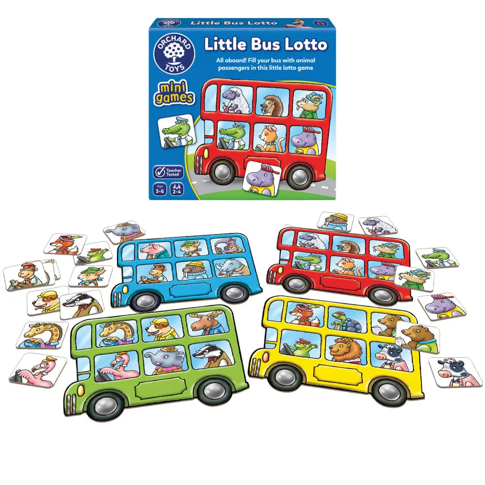 Orchard Toys Little Bus Lotto Mini Games